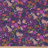 Printed Cotton MARIA Violet / Orange